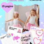 dolciviaggi diario per bambini tema principessa