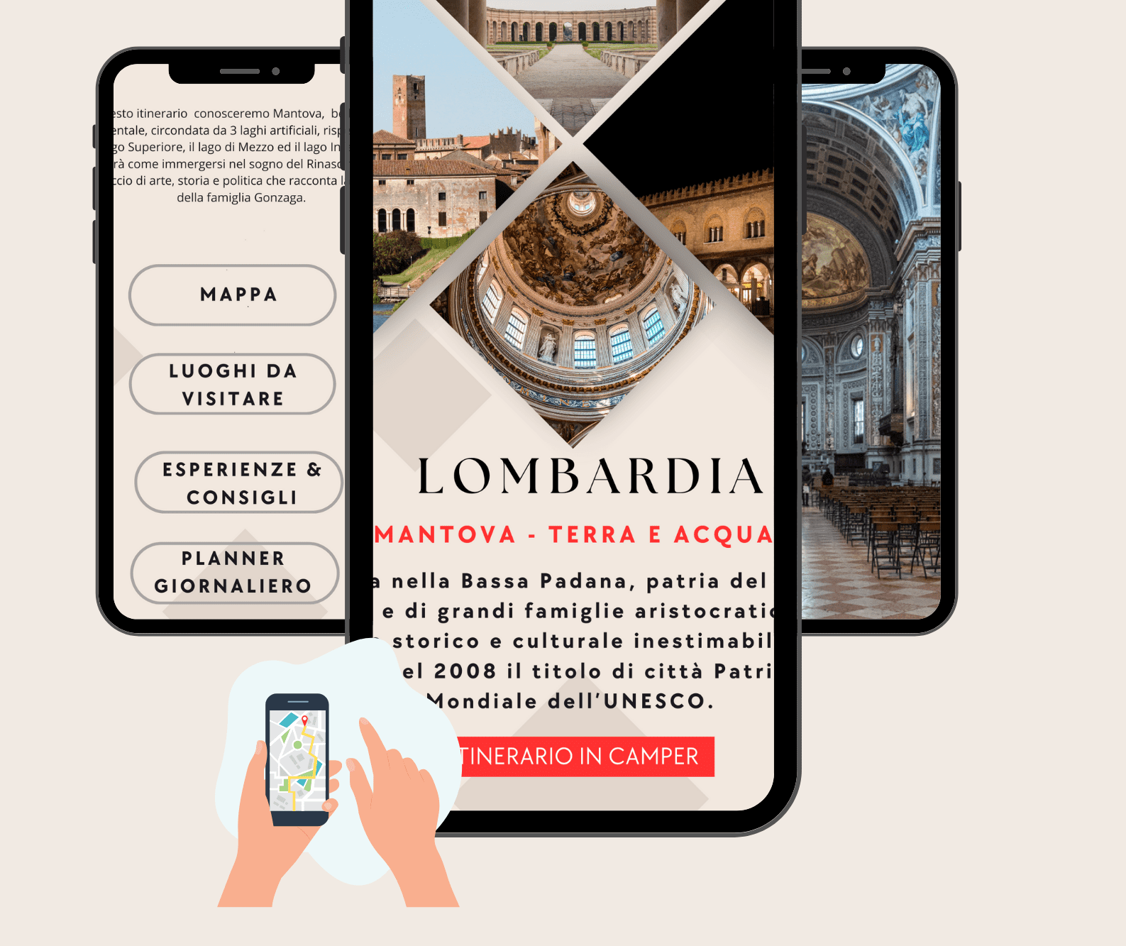 itinerario in camper - mantova