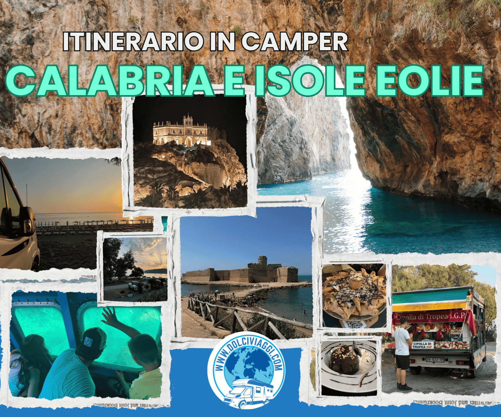 Calabria in camper - Alla scoperta delle spiagge colorate e delle località più belle