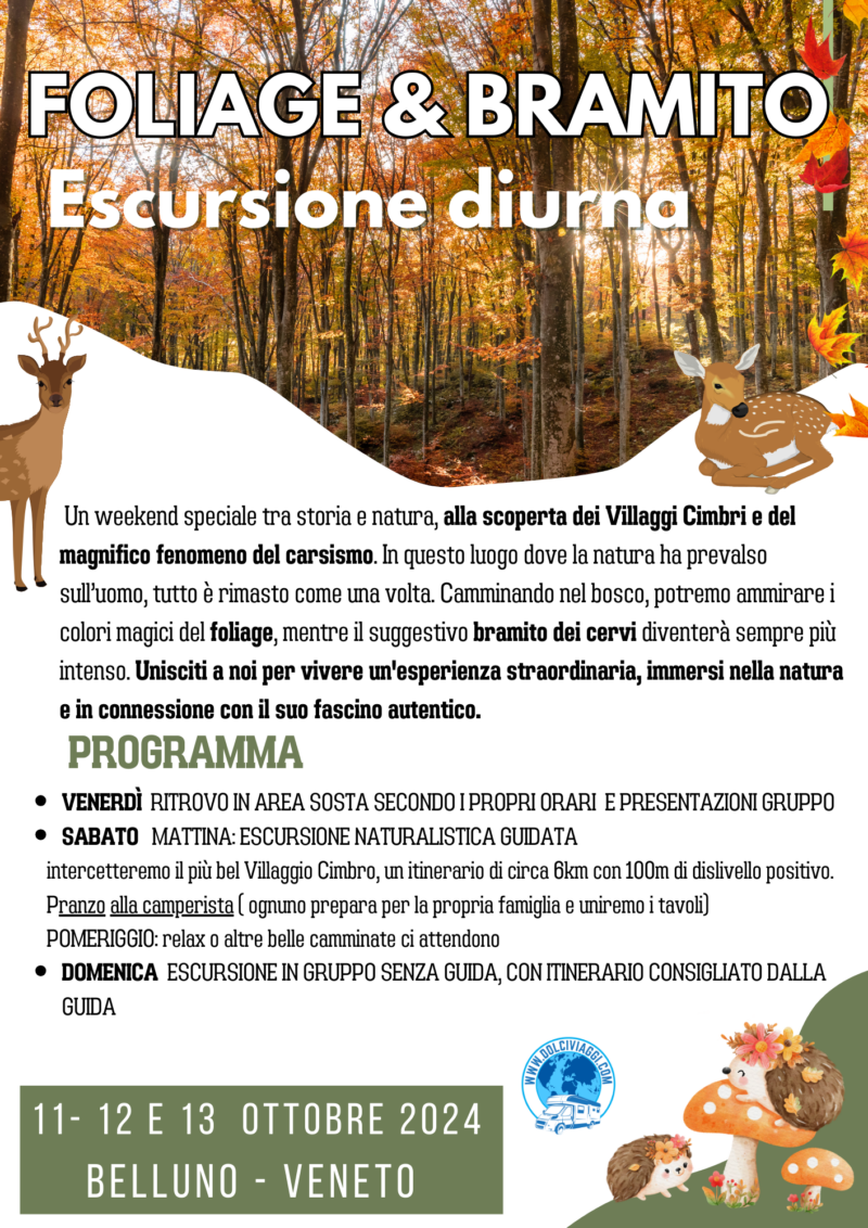 escursione bramito e foliage - dolciviaggi.com