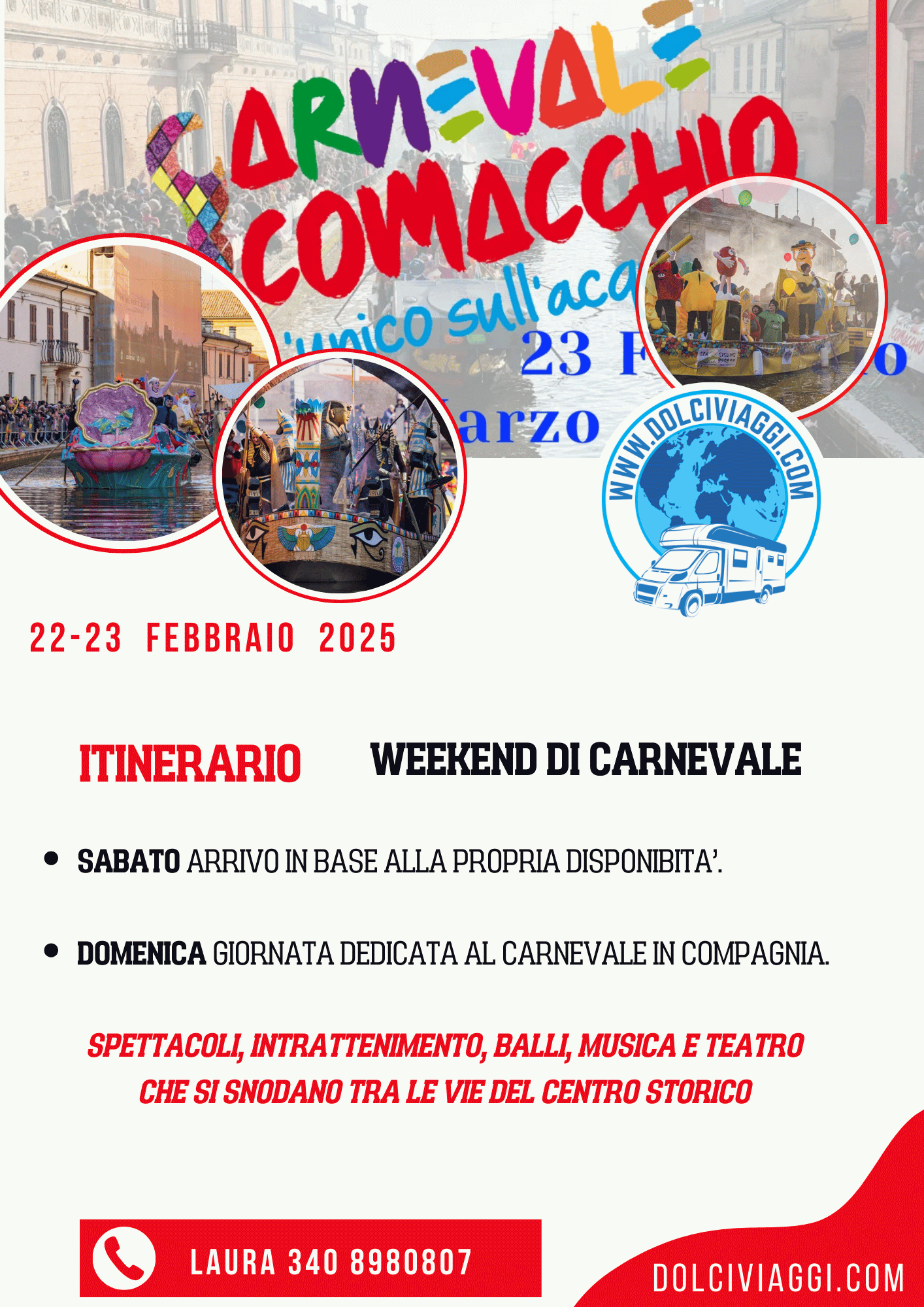 carnevale Comacchio in camper