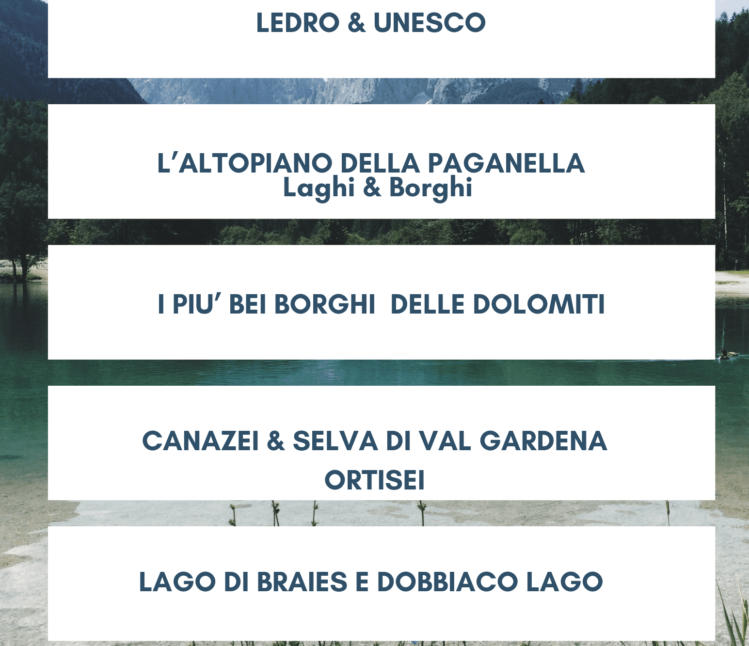 Itinerario per camperisti con scooter