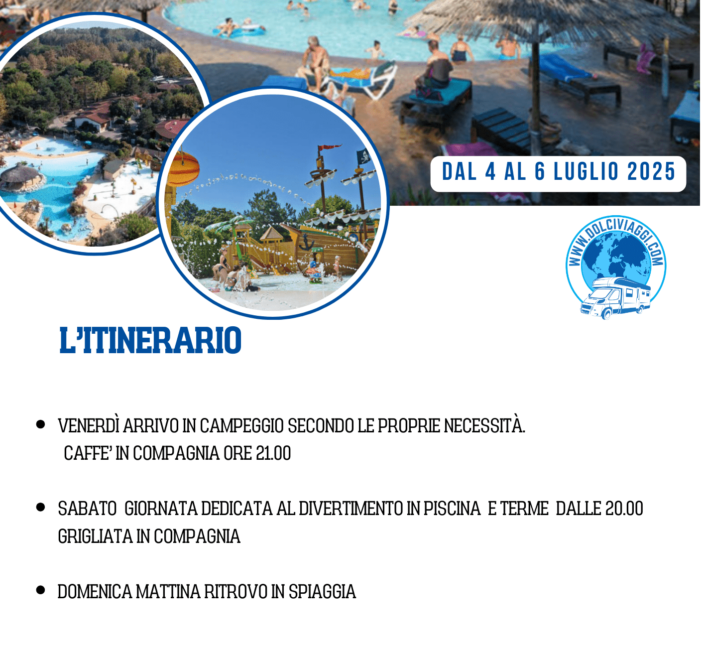 Weekend Dolciviaggi al Camping Tahiti