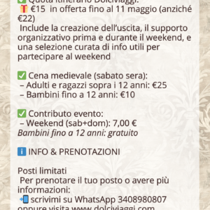 Un salto nel Medioevo, un viaggio per tutta le famiglia - immagine 3