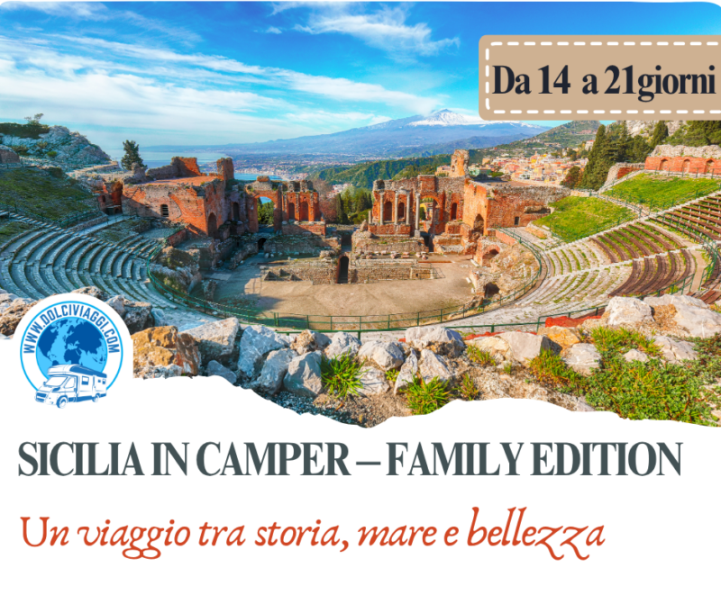 Sicilia in camper con bambini – Itinerario Family Edition