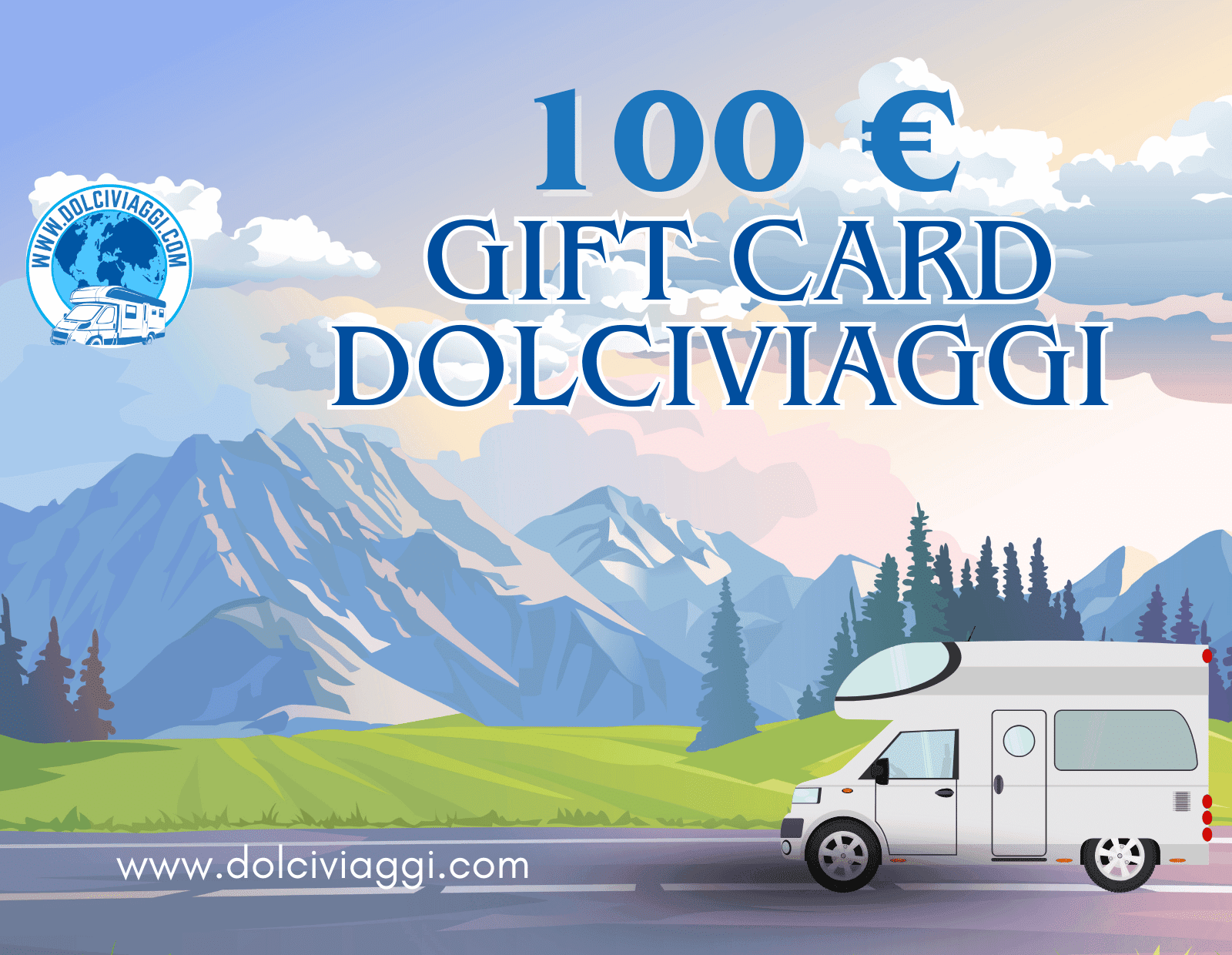 Gift Card Dolciviaggi 100€ – Il regalo perfetto per chi ama viaggiare