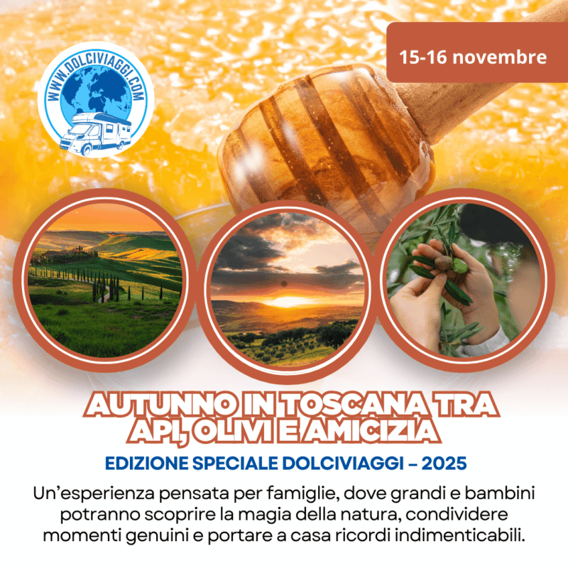 Autunno in Toscana: api, olivi e weekend per famiglie
