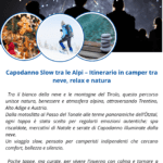 Capodanno Slow tra le Alpi – Itinerario in camper tra neve, relax e natura