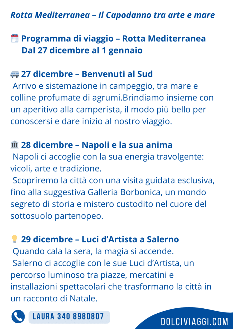 capodanno al sud in camper