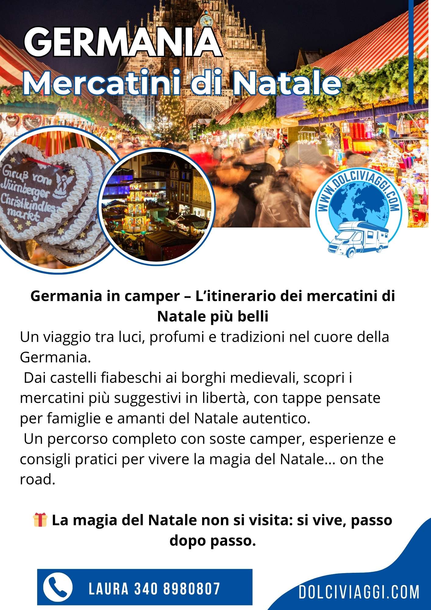 Itinerario in camper tra i Mercatini di Natale in Germania