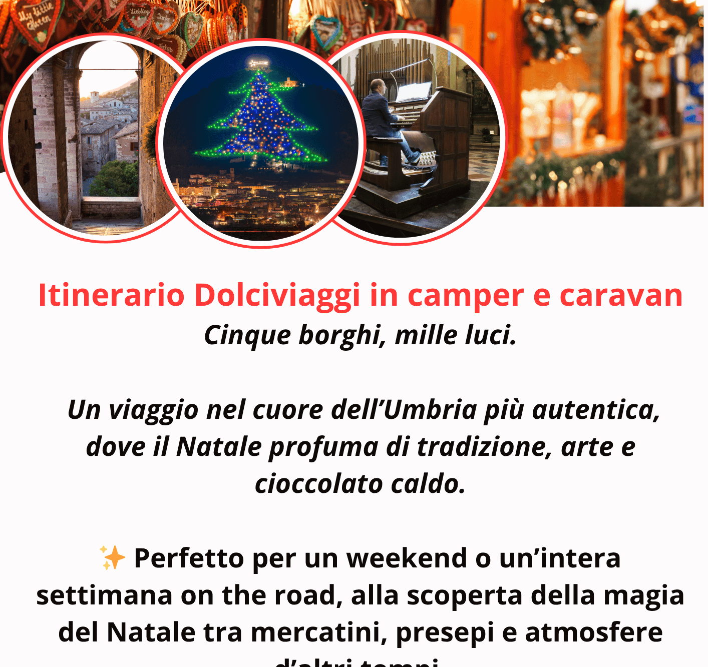 Mercatini di natale in Umbria