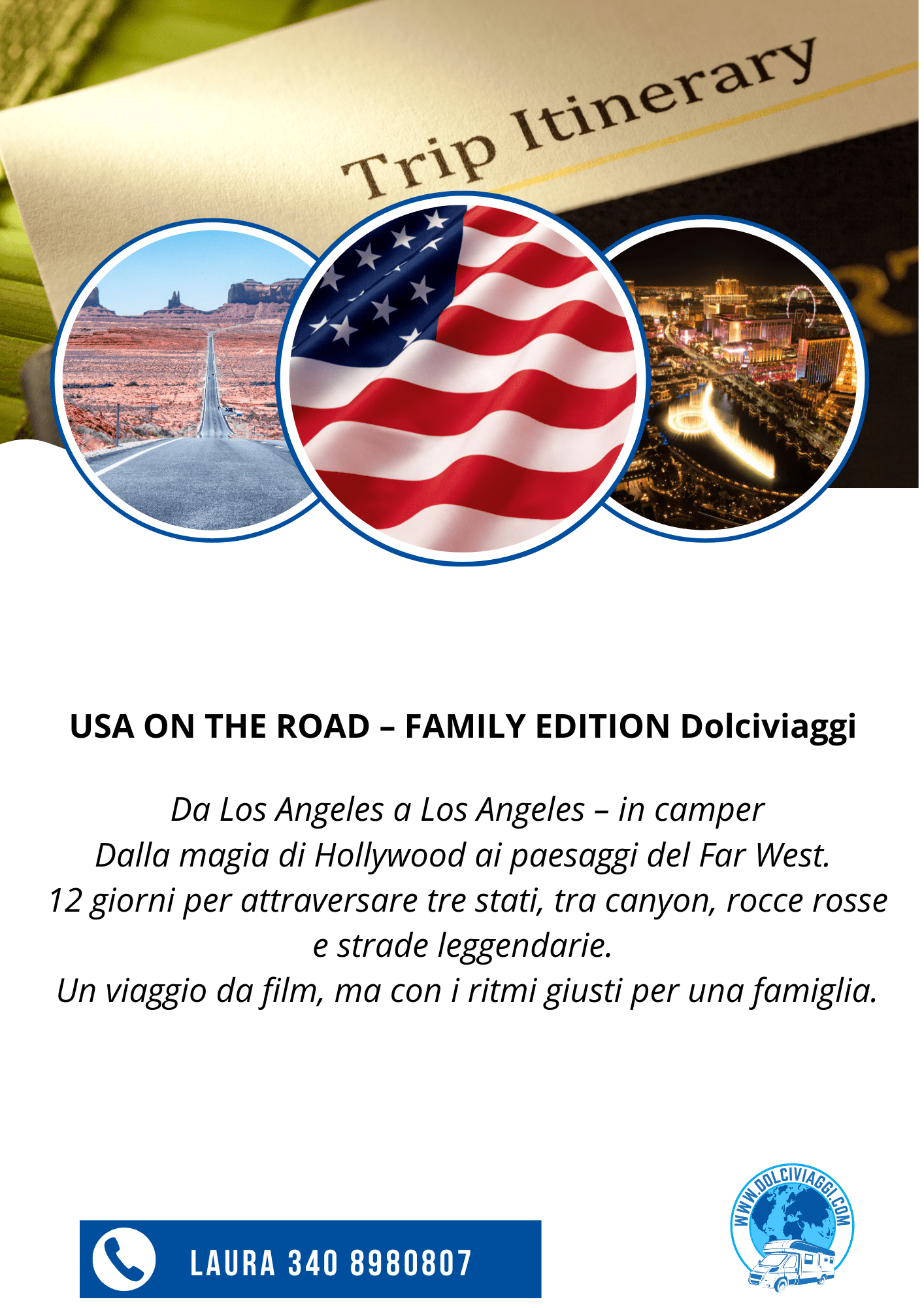 Itinerario USA Ovest in Camper – Viaggio in Famiglia tra Parchi, Canyon e Route 66