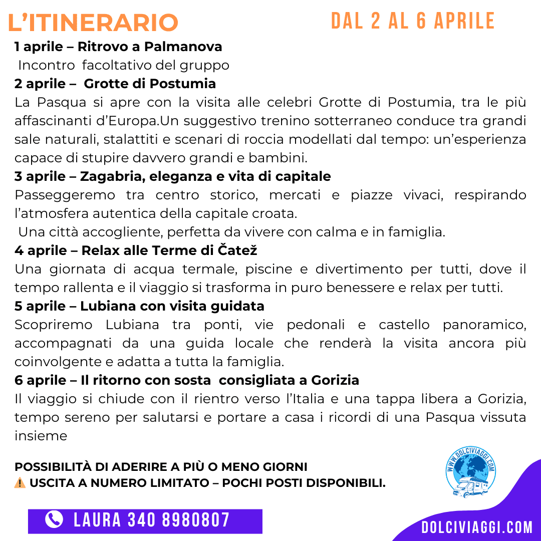 Pasqua tra Slovenia e Croazia del Nord in camper (2–6 aprile) - immagine 2
